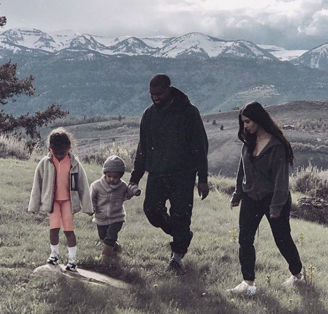 Kim Kardashian, Kanye West, North West, Saint West, Wyoming